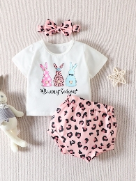 Baby Easter  Bunny Outfit Set